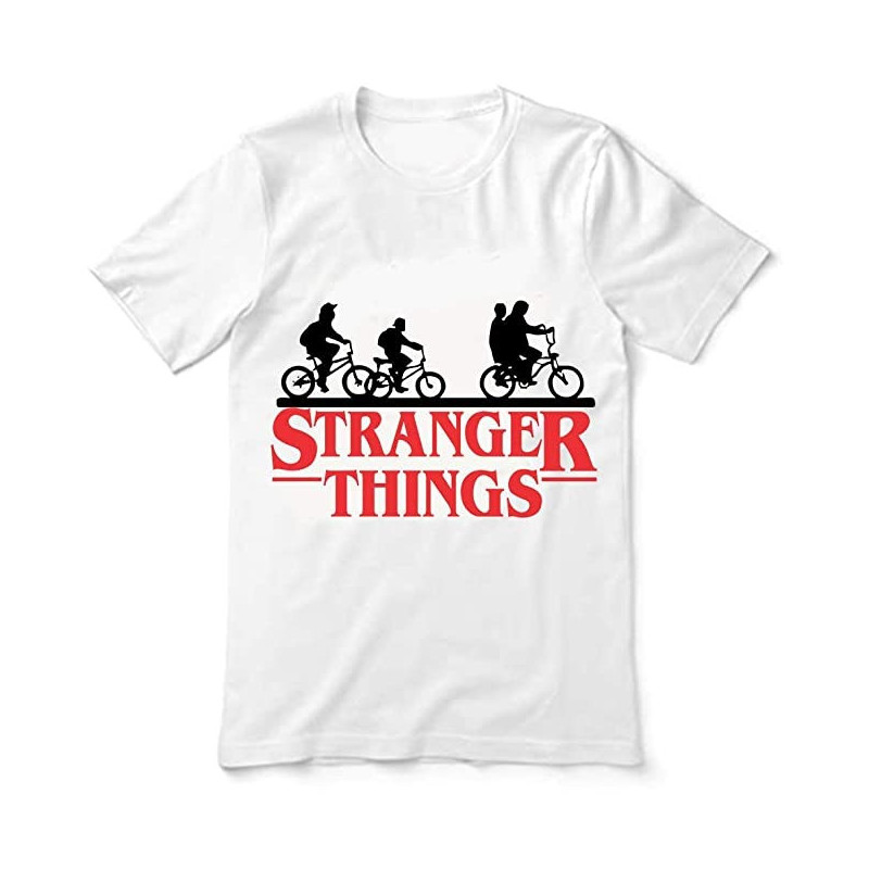 MG Brand Unisex Dri-Fit/Cotton Round Neck Half Sleeve Stranger Things Fan Art Tshirt MG-C032