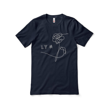 HeartInk Men & Women Cotton Round Neck Half Sleeve BTS Bangtan Boys Fan Art Tshirt