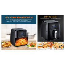 Sonashi 8.0L Digital Air Fryer 1700W (SAF-800)