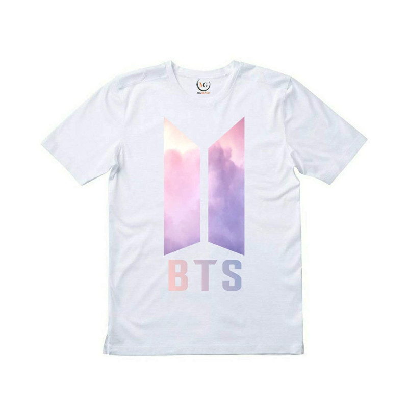 MG Brand Unisex Dri-Fit/Cotton Round Neck Half Sleeve BTS BANGATON Boys T-shirt