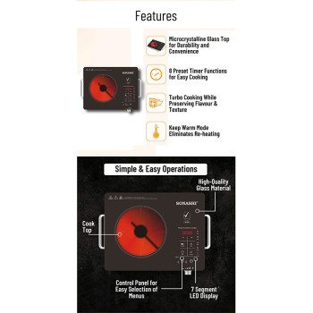 Sonashi Infrared Ceramic Stove/Cooker (SIS-016C)
