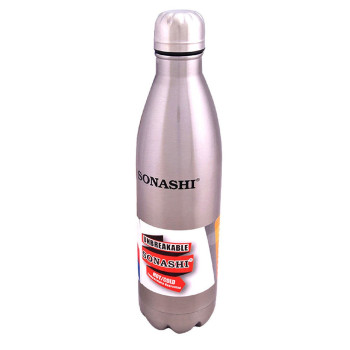 Sonashi 1.00 Ltr Vacuum Flask Bottle Hot And Cold (SVB-1002) (SILVER)