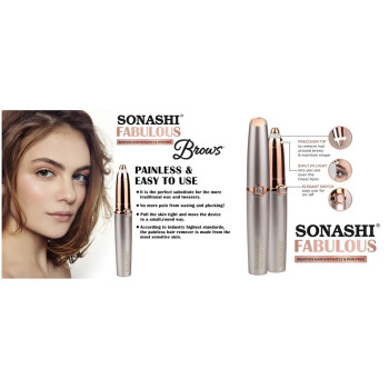 Sonashi Fabulous Brows Hair Remover (SLD-823) (ROSE GOLD)