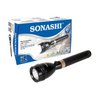 Sonashi Rechargeable Led Torch (SLT-190), Black