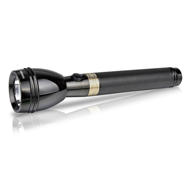 Sonashi Rechargeable Led Torch (SLT-190), Black
