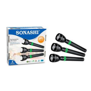 Sonashi Rechargeable Led Torch 3Pcs Combo Pack (SLT-2111)