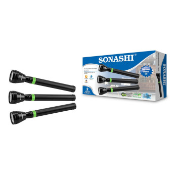 Sonashi Rech Led Torch 3Pcs Combo Pack (SLT-3311N)