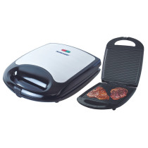 Sonashi 4 Slice Grill Maker 1100W (SGT-851(VDE)) (SILVER)