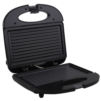 Sonashi Non Stick Grill Plate Sandwich Maker 750 W (SGT-853N) (BLACK-SILVER)