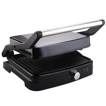 Sonashi 2000W Contact Grill/ 4Slice Sandwich & Panini Maker (SGT-854N) (BLACK-SILVER        )
