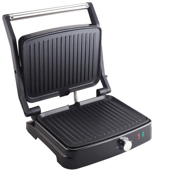 Sonashi 2000W Contact Grill/ 4Slice Sandwich & Panini Maker (SGT-854N) (BLACK-SILVER        )