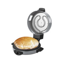 Sonashi 1800W 2 In 1 Arabic Bread & Pizza Maker, SABM-863, SILVER