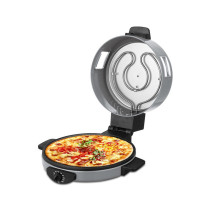 Sonashi 1800W 2 In 1 Arabic Bread & Pizza Maker, SABM-863, SILVER