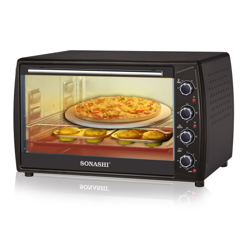 Sonashi 63Ltr Electric Oven, Rotisserie And Convection Function, 2200W (STO-732)
