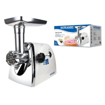 Sonashi Meat Grinder (SMG-022N) (White/Silver)