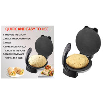 Sonashi 10" Non-Stick Roti/Tortilla Maker 1500W (SRM-858N)