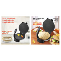 Sonashi 10" Non-Stick Roti/Tortilla Maker 1500W (SRM-858N)