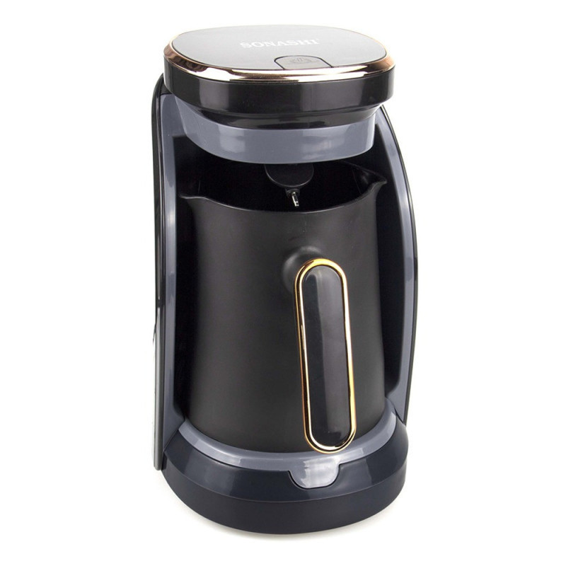 Sonashi Turkish Coffee Machine (STCM-4962) (BLACK-GRAY-GOLD )