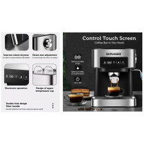 Sonashi All In One Coffee Maker With Touch Panel - 850W (SCM-4964)