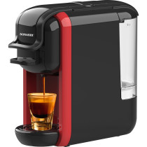 Sonashi 3 In 1 Multi-Function Espresso Coffee Machine (SCM-4969) (Black-Red)