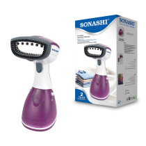 Sonashi Portable Handheld Garment Steamer (SGS-315) (PURPLE-WHITE)