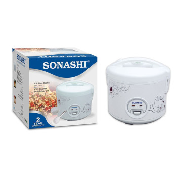 Sonashi 1.5 Ltr Rice Cooker With Steamer (SRC-515)