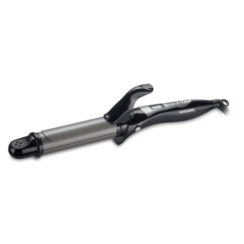 SONASHI 2 In 1 Hair Curler & Straightener, Black (SHC-3005)
