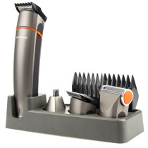 SONASHI 7 In 1 Rechargeable Hair Clipper Set, Metallic Gray (SHC-1014U)