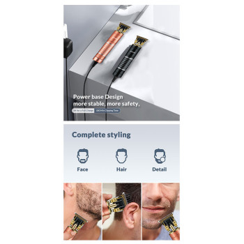 SONASHI Rechargeable Hair Clipper, Copper (SHC-1058)