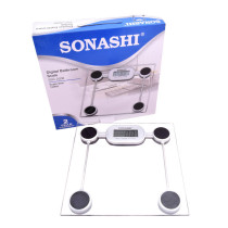 SONASHI Digital Bathroom Scale, Transparent (SSC-2208)