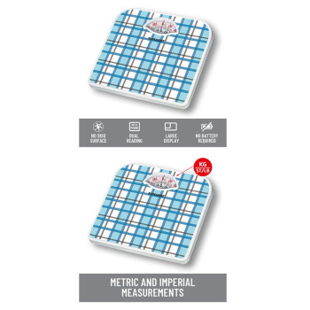 SONASHI Manual Bathroom Scale, Blue (SSC-2212)