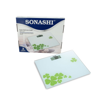 SONASHI Digital Bathroom Scale, Light Blue (SSC-2217)