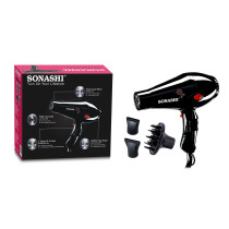 SONASHI Hair Dryer 2000 Watts With Diffusser, Black (SHD-3013)