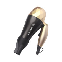 SONASHI Portable Mini Foldable Travel Hair Dryer 1200W, Gold-Black (SHD-5008)