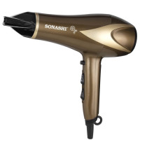 SONASHI Hair Dryer 2000W, Brown-Gold (SHD-5006)