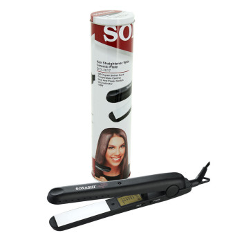 SONASHI Ceramic Wet and Dry Hair Straightener, Black, SHS-2017
