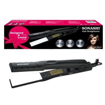 SONASHI Ceramic Wet & Dry Hair Straightener, Black (SHS-2014)