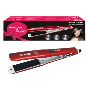 SONASHI Hair Straightener, Red (SHS-2042)