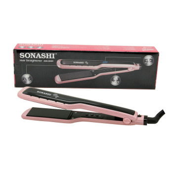 SONASHI Ceramic Hair Straightener, Wet & Dry Function, Gold (SHS-2059)