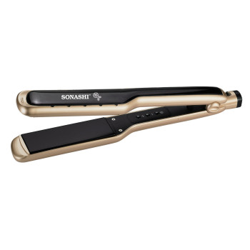 SONASHI Ceramic Hair Straightener, Wet & Dry Function, Gold/Black (SHS-2059)