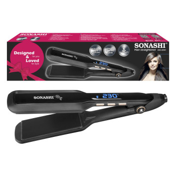SONASHI Ceramic Hair Straightener, Black (SHS-2081)
