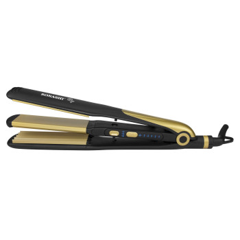 SONASHI 2 In 1 Hair Straightener & Crimper, Black Gold (SHS-2082)