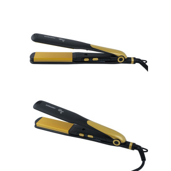 SONASHI 2 In 1 Hair Straightener & Crimper, Black Gold (SHS-2082)