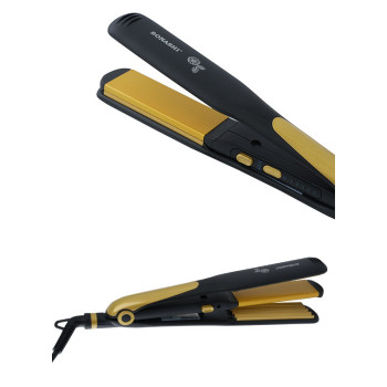 SONASHI 2 In 1 Hair Straightener & Crimper, Black Gold (SHS-2082)