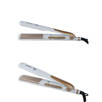 SONASHI 2 In 1 Hair Straightener & Crimper, White Gold (SHS-2082)