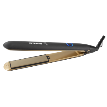 SONASHI Ceramic Hair Straightener, Black-Gold (SHS-2067N)