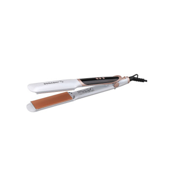 SONASHI Digital Ceramic Hair Straightener, White (SHS-2084)
