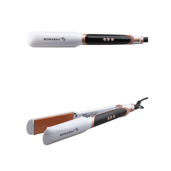 SONASHI Digital Ceramic Hair Straightener, White (SHS-2084)