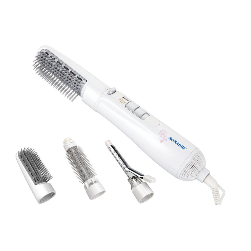 SONASHI 4 In 1 Hair Styler, White (SHS-2086)