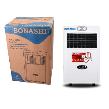 Sonashi 160W Air Cooler 11.5Kg, White (SAC-203)